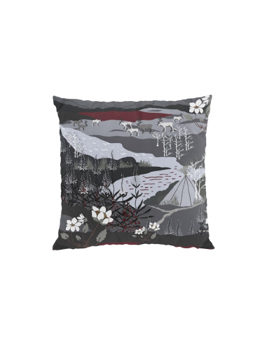 Gardintyg Fjällvandring Grå/Vinröd