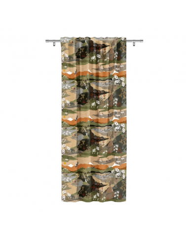 Gardintyg Fjällvandring Grön/Beige