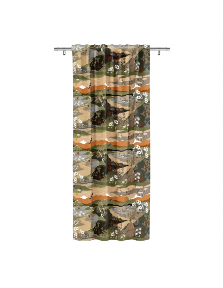 Gardintyg Fjällvandring Grön/Beige