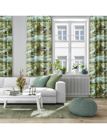 Gardintyg Fjällvandring Grön/Turkos