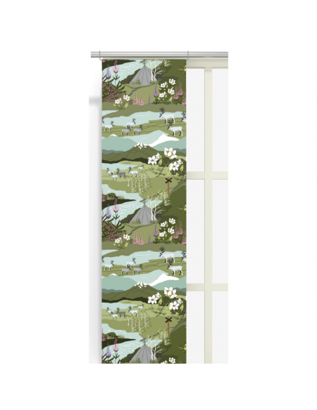 Gardintyg Fjällvandring Grön/Turkos