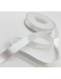 Dekorband Iridescent Vit 2