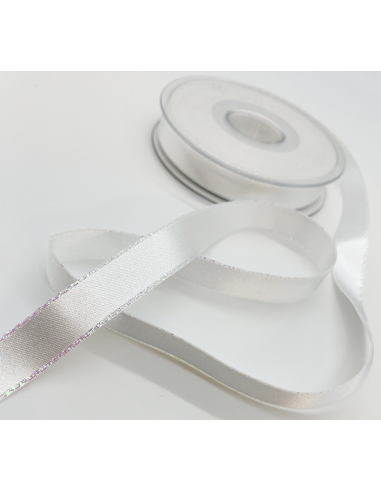 Dekorband Iridescent Vit