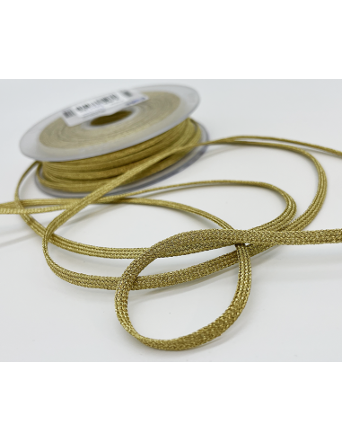 Flätad Snodd Metallic Guld