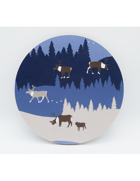 Renland Blå Grytunderlägg 21cm