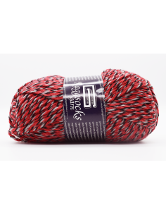 Raggsocksgarn Röd/Grå 132