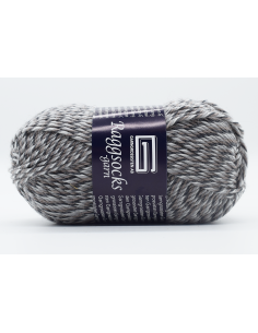 Raggsocksgarn Beige/Grå/Vit...