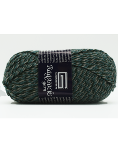 Raggsocksgarn Grön/Grå 186