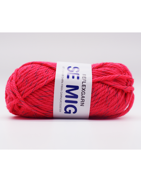 Se Mig Reflexgarn Neoncerise 207