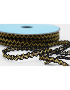 Dekorband ZigZag Glitter...