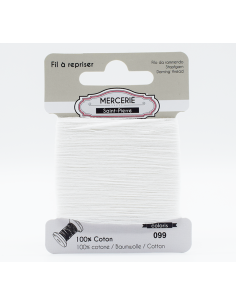 Stoppgarn Bomull Vit 099