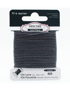 Stoppgarn Ull/Akryl Mörkgrå...