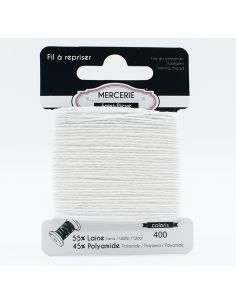 Stoppgarn Ull/Akryl Vit 400