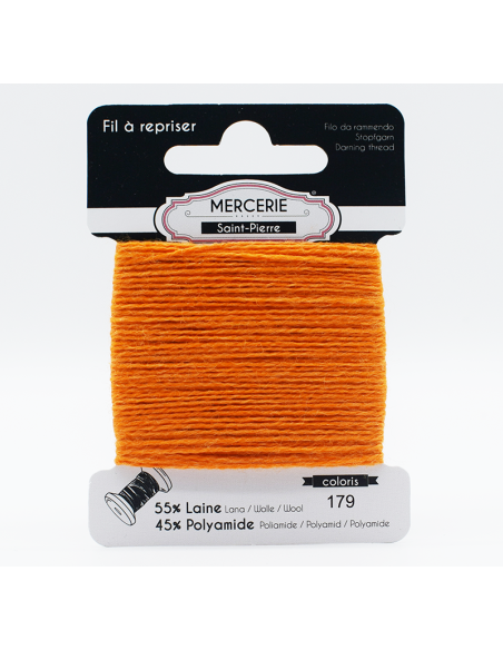 Stoppgarn Ull/Akryl Ljus Orange 179