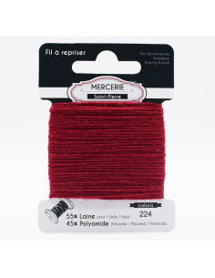 Stoppgarn Ull/Akryl Röd 224