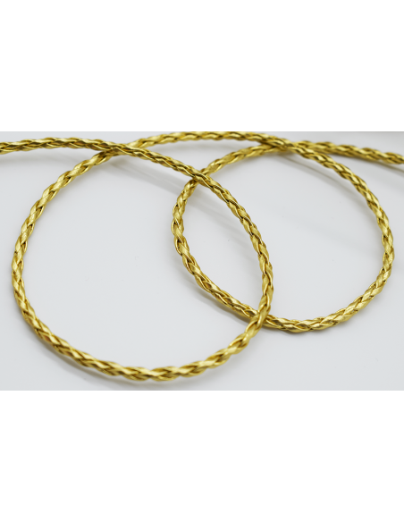 Flätad Snodd "Skai" Guld