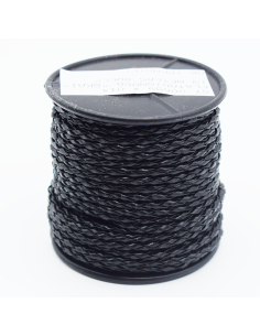 Flätad Snodd "Skai" Svart