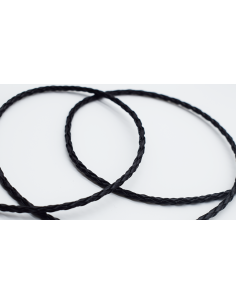 Flätad Snodd "Skai" Svart 2