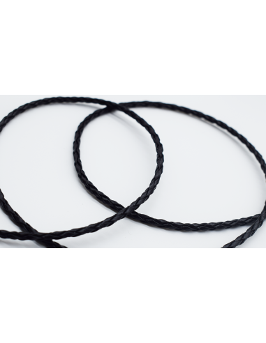 Flätad Snodd "Skai" Svart