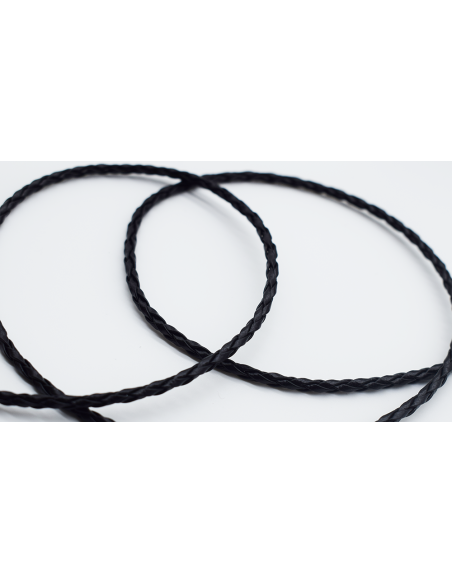 Flätad Snodd "Skai" Svart