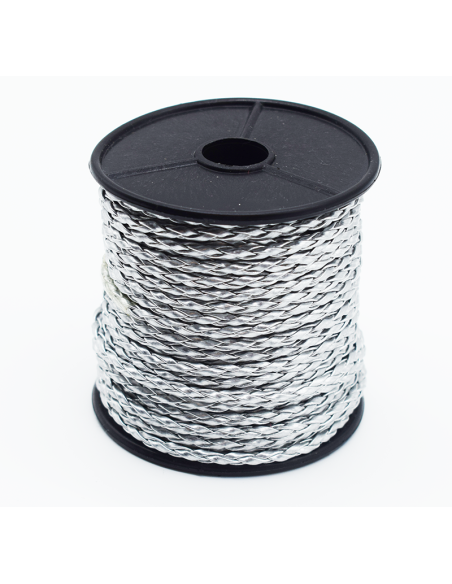 Flätad Snodd "Skai" Silver