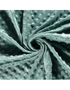 Minky Dots Dark Mint 22