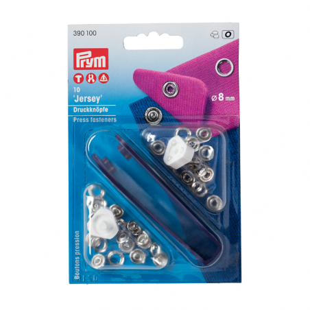 Prym Nittryckknappar 8mm Silver